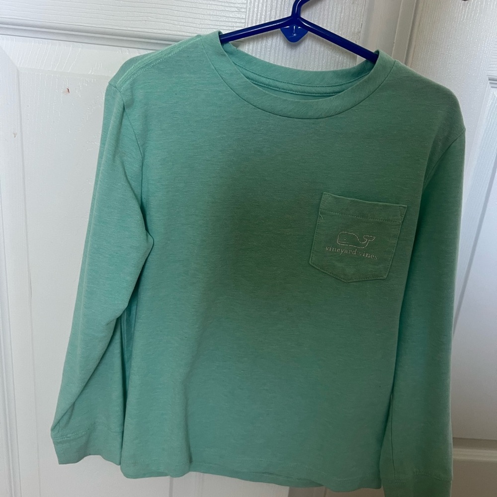 Vineyard Vines Green Long Sleeve Tee